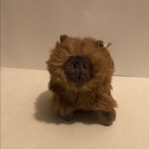 Jellycat Clyde the Capybara bag clip